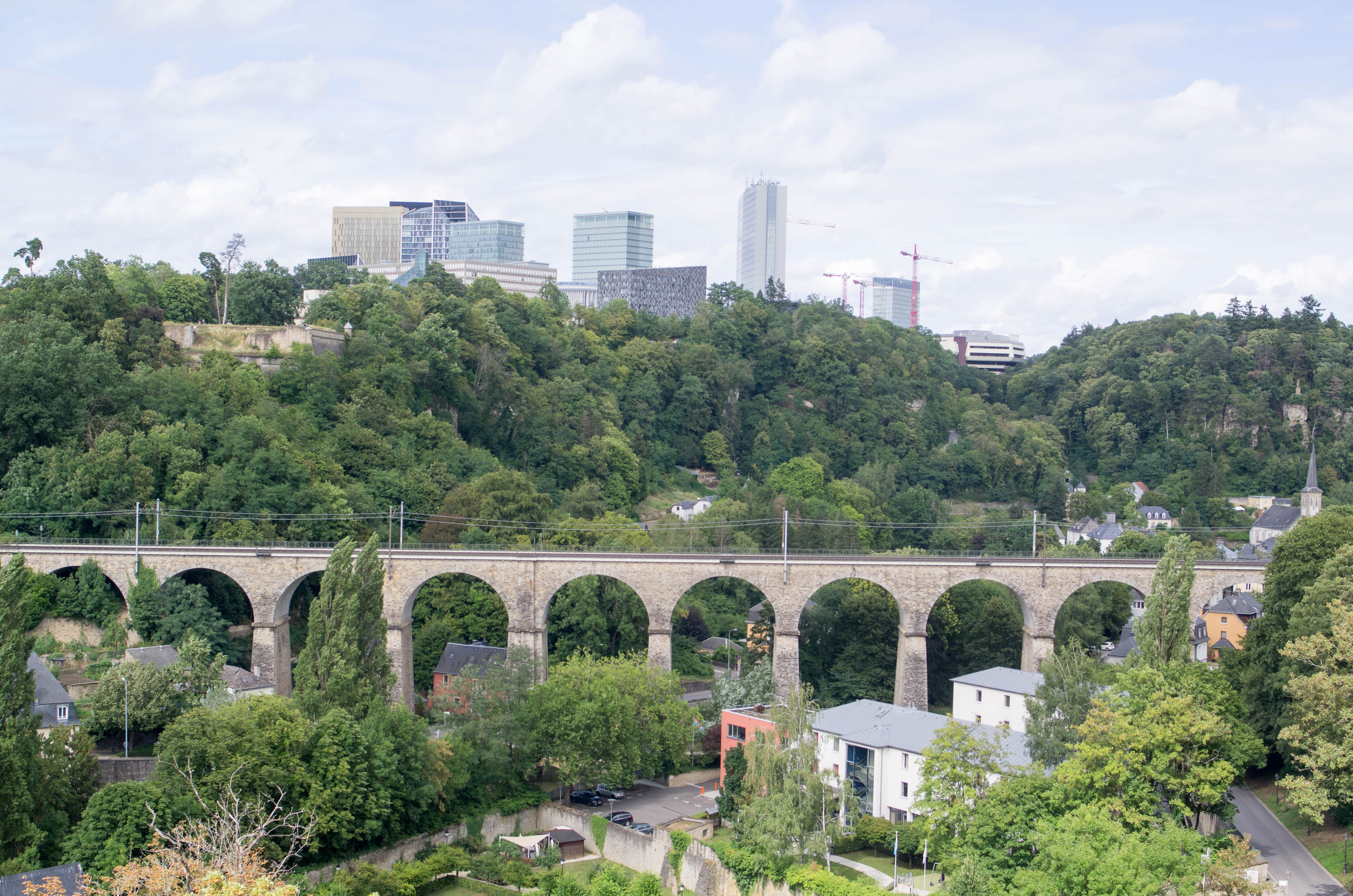 Luxembourg depuis le Bock